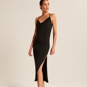 Abercrombie Dress | Cowl Neck Strappy Midi Dress